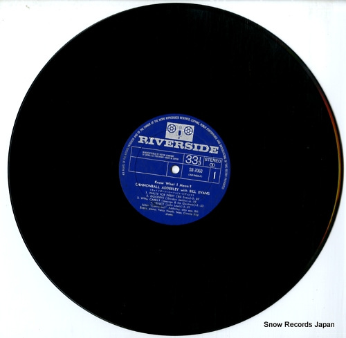 ADDERLEY, CANNONBALL, AND BILL EVANS know what i mean ? SR-7060