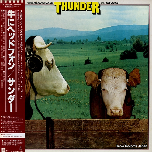 THUNDER headphones for cows P-11054T