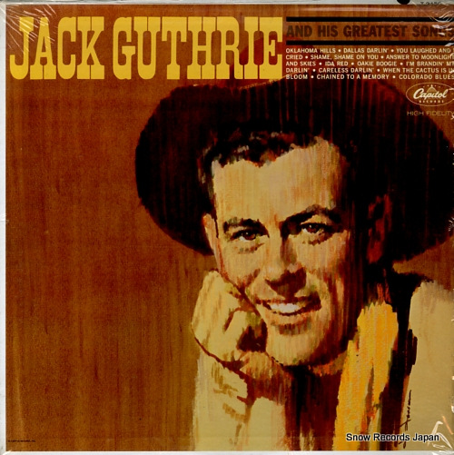 GUTHRIE, JACK jack guthrie and his greatest songs T2456