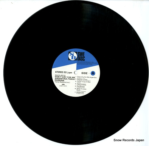 ROBBINS, TANIA don't cry for me argentina SW25-6010