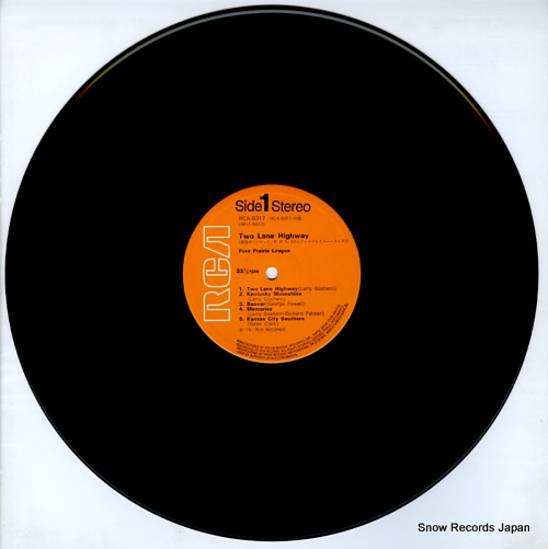 PURE PRAIRIE LEAGUE two lane highway RCA-6317