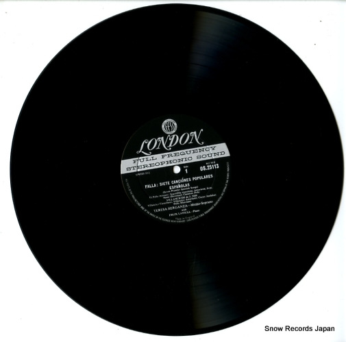 BERGANZA, TERESA sings music of spain OS25113
