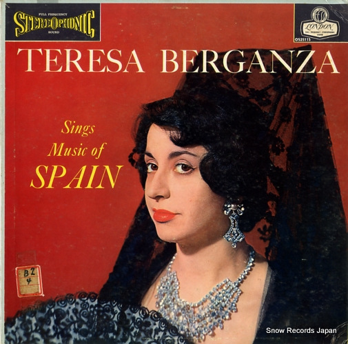 BERGANZA, TERESA sings music of spain OS25113