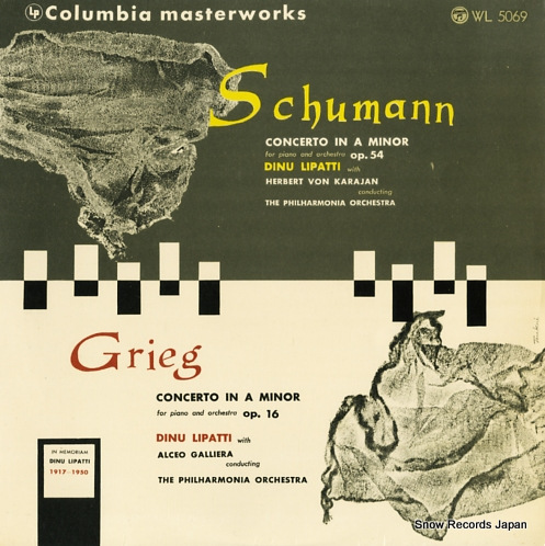 LIPATTI, DINU grieg & schumann; concerto in a minor WL5069