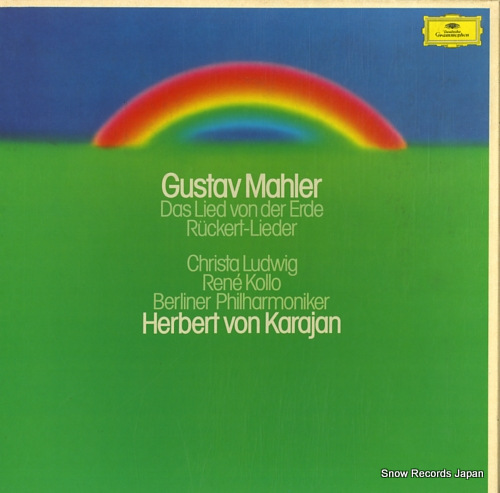 KARAJAN, HERBERT VON mahler; das lied von der erde 2707082