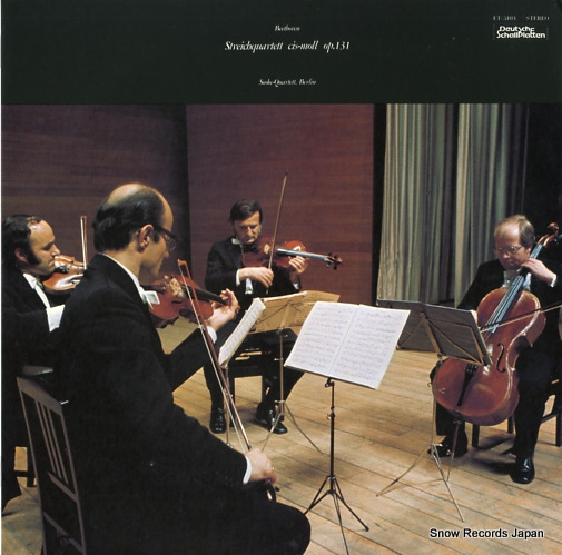 SUSKE-QUARTETT, BERLIN beethoven; streichquartett cis-moll op.131 ET-5103