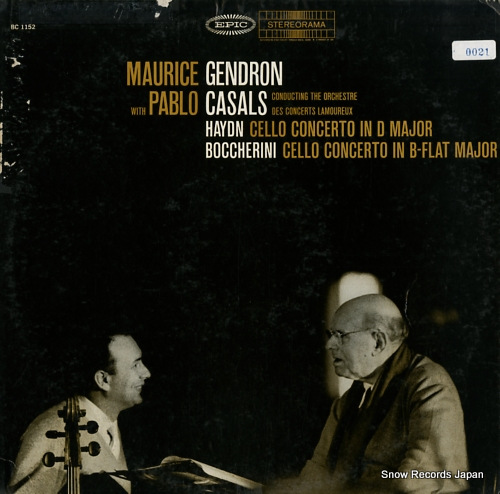 GENDRON, MAURICE haydn; cello concerto in d major BC1152