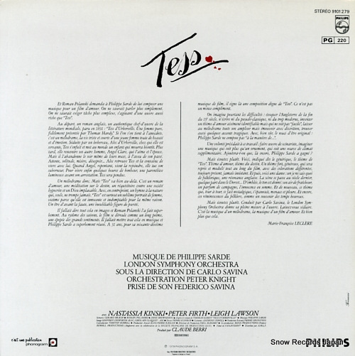 SARDE, PHILIPPE tess 9101279