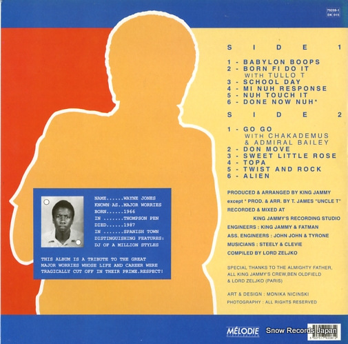WORRIES, MAJOR babylon boops 79208-1