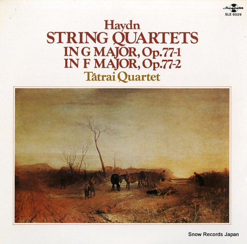 TATRAI QUARTET haydn; string quartet in g major op.77-1/in f major op.77-2 SLE6029