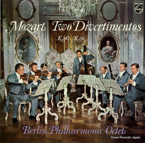 BERLIN PHILHARMONIC OCTET mozart; two divertimentos X-5595