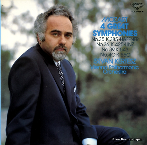 KERTESZ, ISTVAN mozart; 4 great symphonies SOL9035