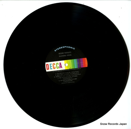 MCKENDREE SPRING second thoughts DL75230