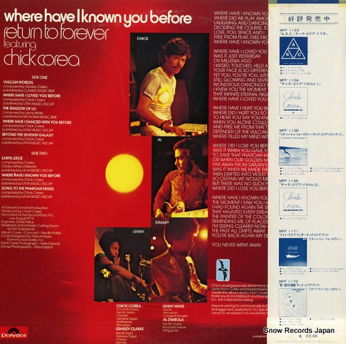 COREA, CHICK where have i know you before MPF1173