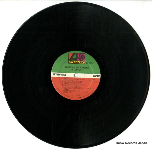 EMERSON, LAKE AND PALMER emerson, lake and palmer in concert SD19255 - disc