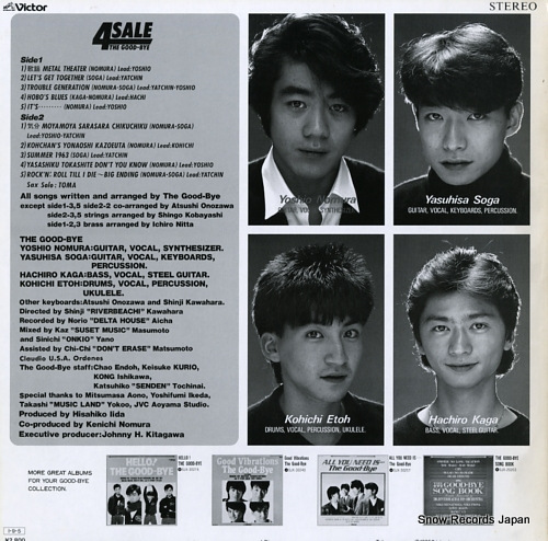 GOOD-BYE, THE 4 sale SJX-30276