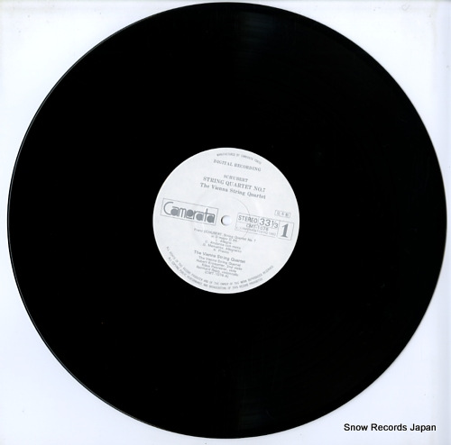 VIENNA STRING QUARTET schubert; string quartet no.7 & 9 CMT-1076