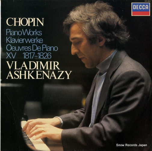 ASHKENAZY, VLADIMIR chopin; piano works SXL6981