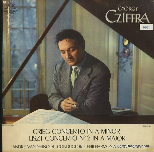 CZIFFRA, GYORGY greig concerto in a minor ANG35738