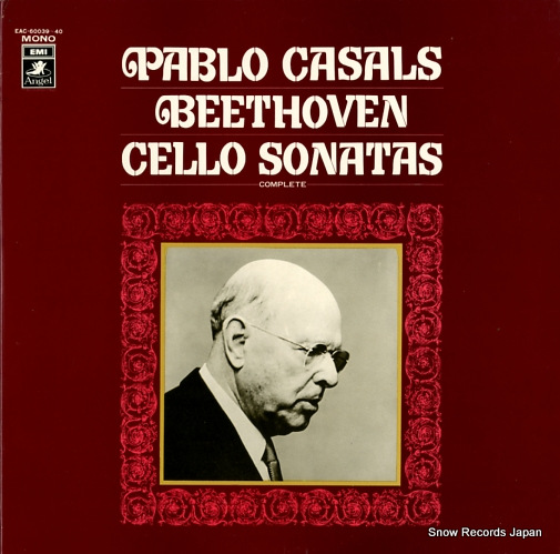CASALS, PABLO beethoven; cello sonatas EAC-60039