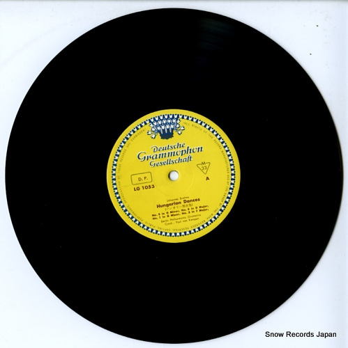 KEMPEN, PAUL VAN brahms; hungarian dances LG-1053