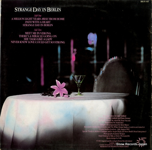OLDFIELD, SALLY strange day in berlin BRON549