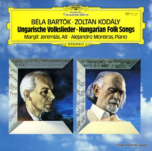 JEREMIAS, MARGIT / ALEJANDRO MOREIRAS bartok, kodaly; hungarian folk songs MG1180