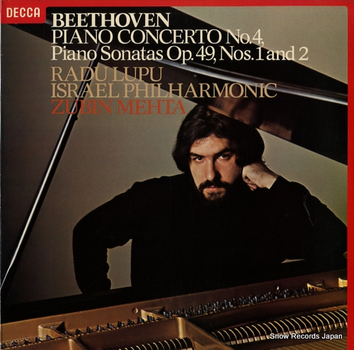 ɥס beethoven; piano concerto no.4/sonatas op.49 nos.1 and 2 SXL6886