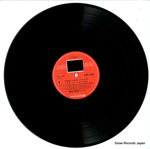 FRANCOIS, SAMSON chopin; les quatorze valses 2C069-10602