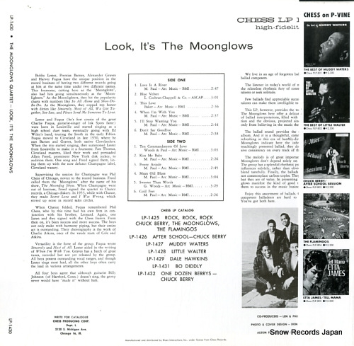 MOONGLOWS, THE look! it's the moonglows PLP-808