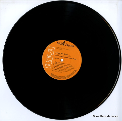 D'ARIENZO, JUAN tango mi amor RCA-5160