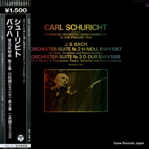 SCHURICHT, CARL bach; orchester-suite nr.2 & nr.3 OW-7881-PK