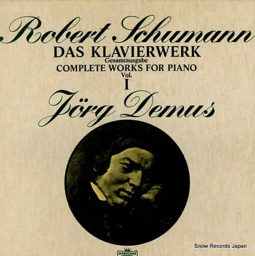 DEMUS, JORG schumann; complete works for piano vol.1 INT185.950