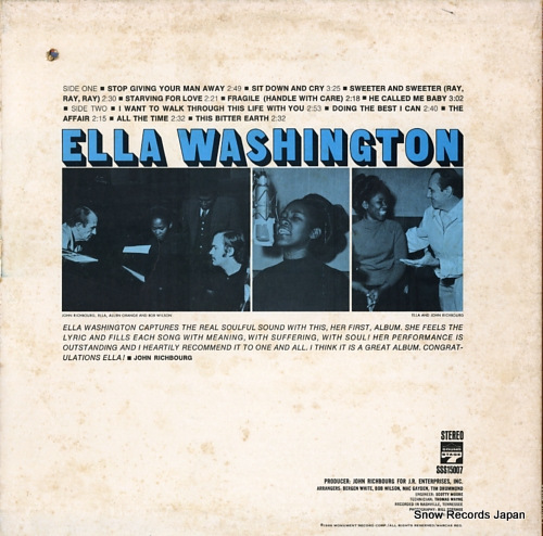 WASHINGTON, ELLA ella washington SSS15007