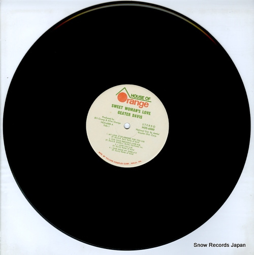DAVIS, GEATER sweet woman's love HOS-6000 / LPS-6000