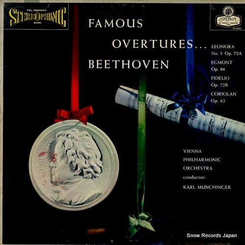 MUNCHINGER, KARL famous overtures...beethoven CS6053