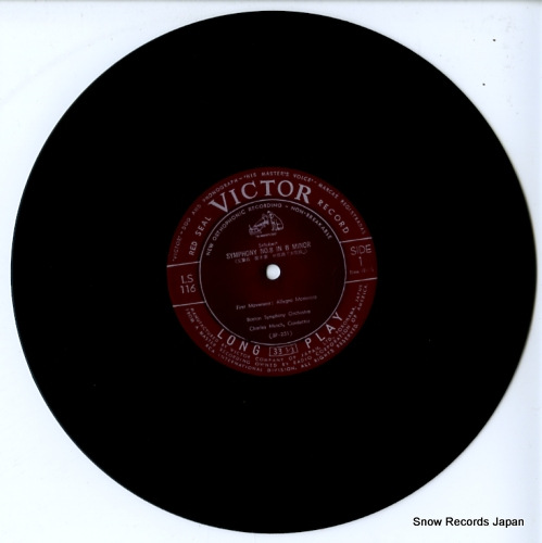 MUNCH, CHARLES schubert; symphony no.8 LS-116