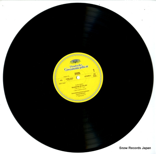 BERNSTEIN, LEONARD mahler; symphonie no.9 52MG0946