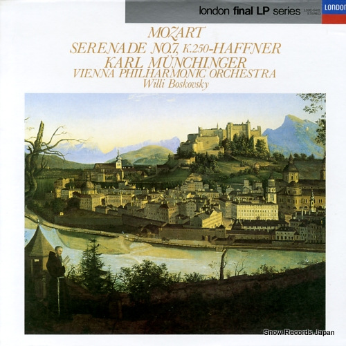 MUNCHINGER, KARL mozart; serenade no.7 