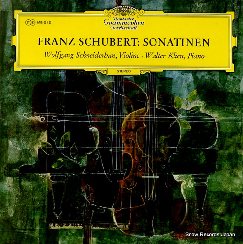 SCHNEIDERHAN, WOLFGANG schubert; sonatinen MG-2121