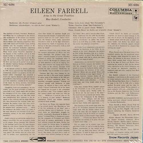 FARRELL, EILEEN arias in the great tradition MS6086