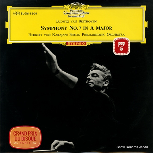 KARAJAN, HERBERT VON beethoven; symphony no.7 in a major SLGM-1304