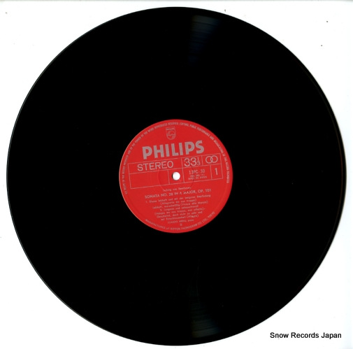ARRAU, CLAUDIO beethoven; piano sonatas 13PC-30