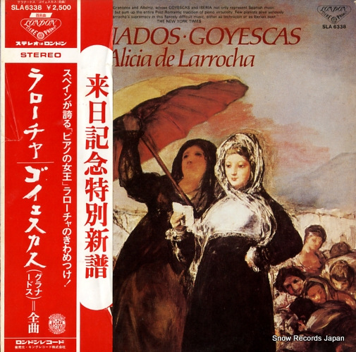 LARROCHA, ALICIA DE granados; goyescas SLA6338