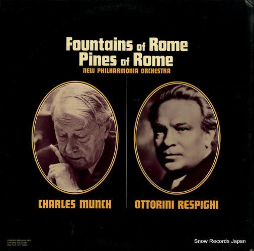 MUNCH, CHARLES respighi; fountains of rome/pines of rome SPC21024