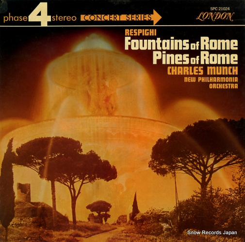MUNCH, CHARLES respighi; fountains of rome/pines of rome SPC21024