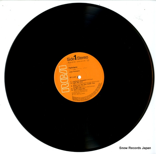 FELICIANO, JOSE feliciano RCA-6143