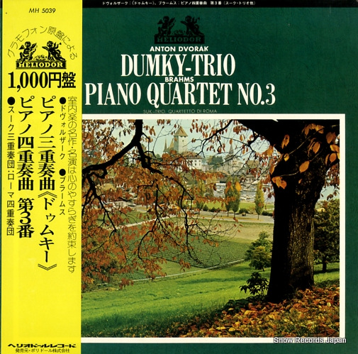 SUK TRIO dvorak; dumky-trio MH5039