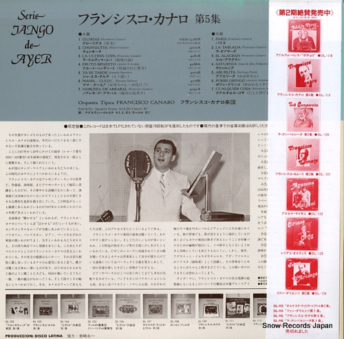 CANARO, FRANCISCO francisco canaro vol.5 DL-128