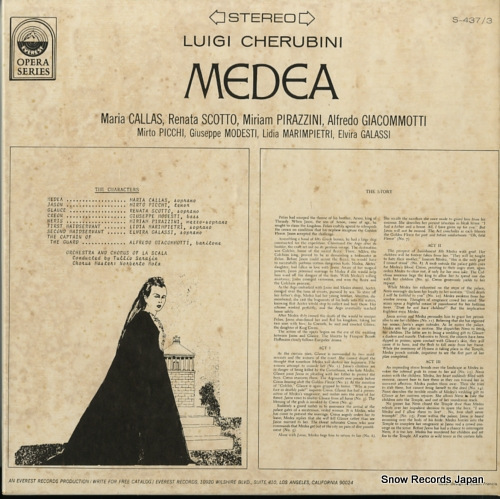 SERAFIN, TULLIO cherubini; medea S-437/3